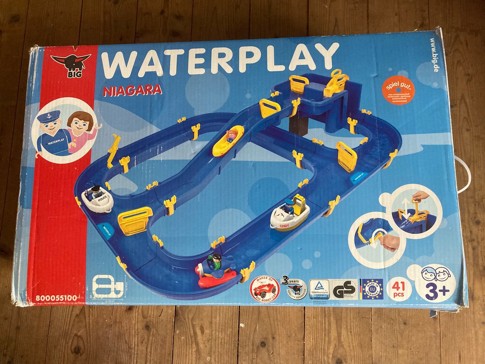 Waterplay niagara . Waterspel, Ophalen, Gebruikt