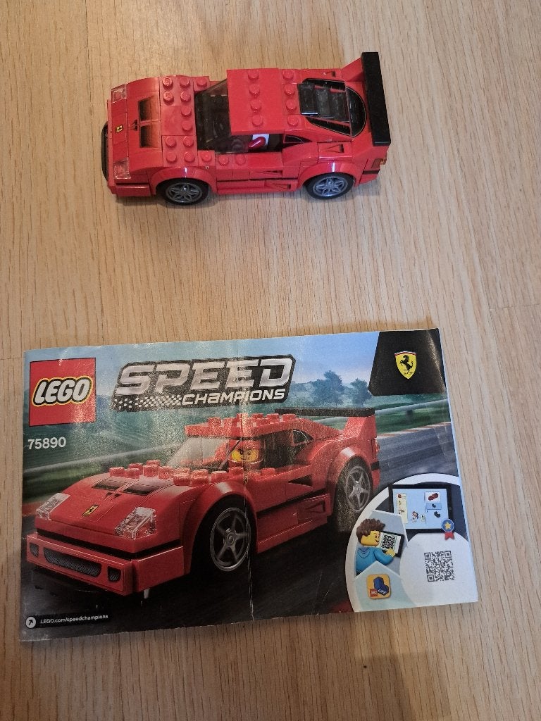 LEGO Speed Champions 75890 Ferrari F40, Instructions incluses, Enlèvement ou Envoi, Lego, Ensemble complet