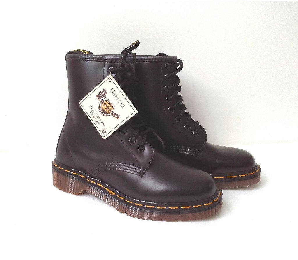 Dr Martens noires vintage Made in England neuves UK 3 EU 36, Ophalen, Zwart, Lage of Enkellaarzen, Zo goed als nieuw