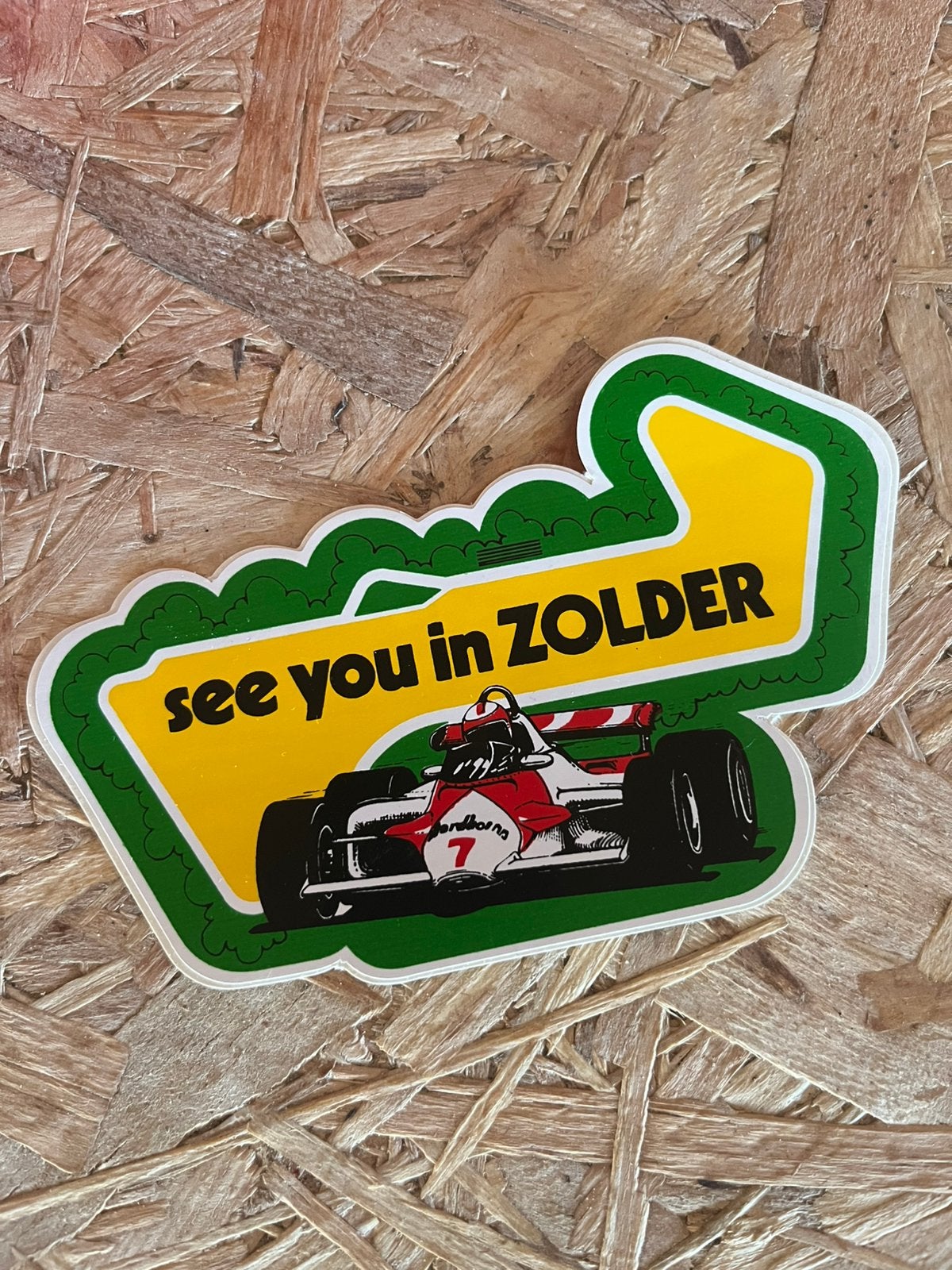 Sticker F1 Zolder, Ophalen of Verzenden, Zo goed als nieuw