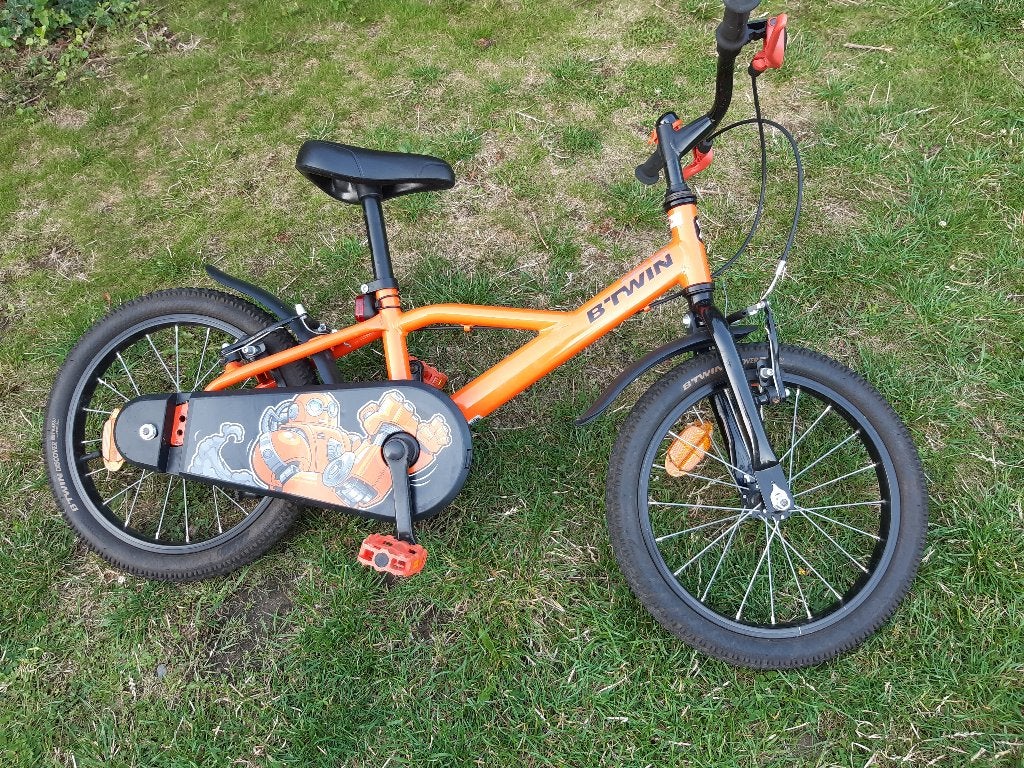 vélo enfant, Frein sur jante, Utilisé, BTwin Décathlon, 20 pouces