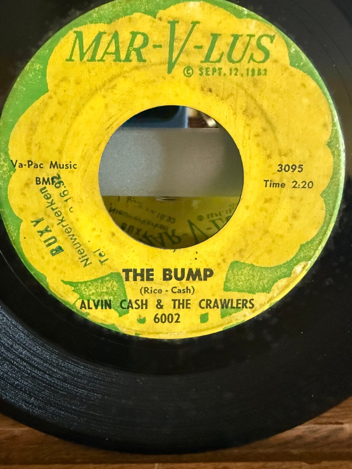 The Bump - Twine Time, Pressage original, Single, Comme neuf, 7 pouces
