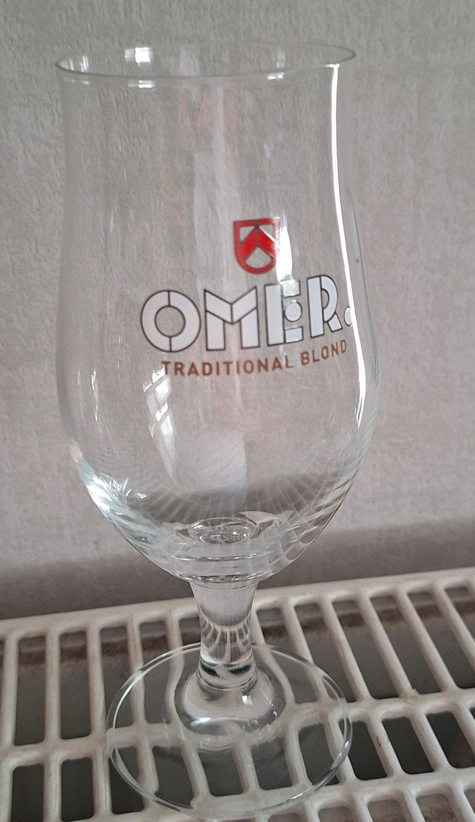 Omer 25 cl ZONDER WITTE LIJN, Verzamelen, Biermerken, Ophalen of Verzenden, Nieuw, Glas of Glazen, Overige merken
