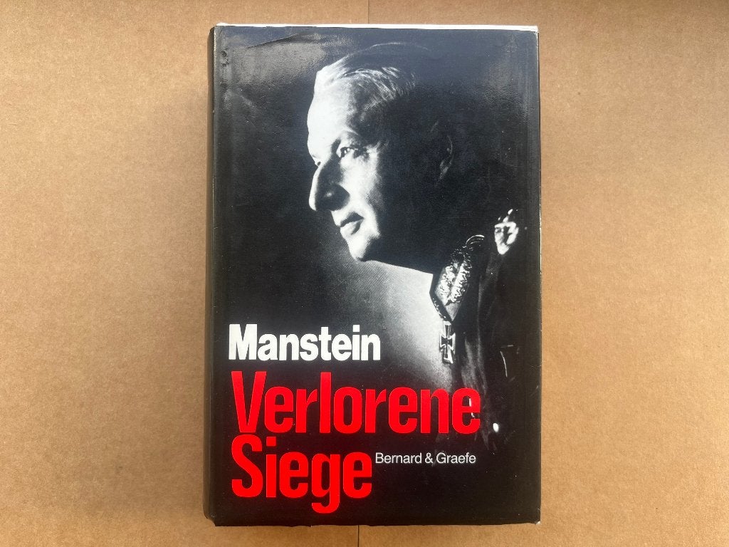 Manstein: Verlorene Siege - Erich von Manstein (1991), Livres, Erich von Manstein, Enlèvement ou Envoi, Général, Deuxième Guerre mondiale