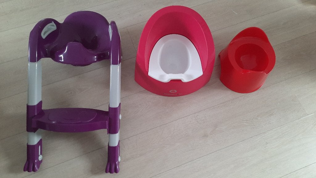 WC potje en opstap, Kinderen en Baby's, Badjes en Verzorging, Ophalen, Gebruikt