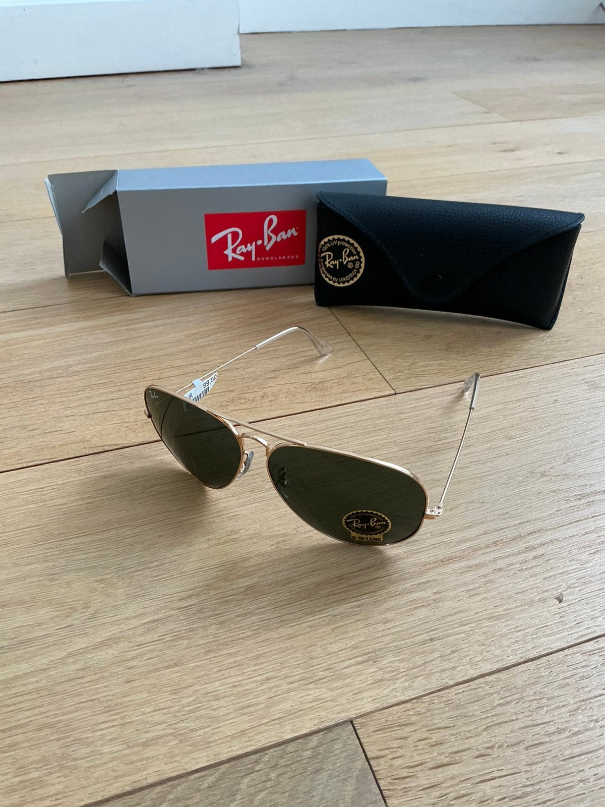 Ray-Ban Aviator zonnebril - nieuw in doos - origineel, Zonnebril, Verzenden, Nieuw, Ray-Ban