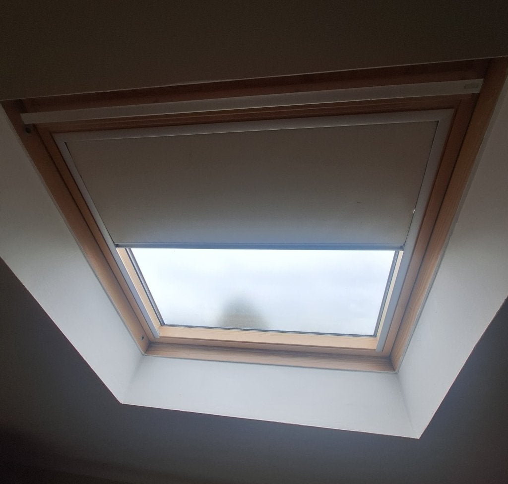 Verduisterend Velux rolgordijn, Ophalen, Gebruikt, Rolgordijn, Verduisterend
