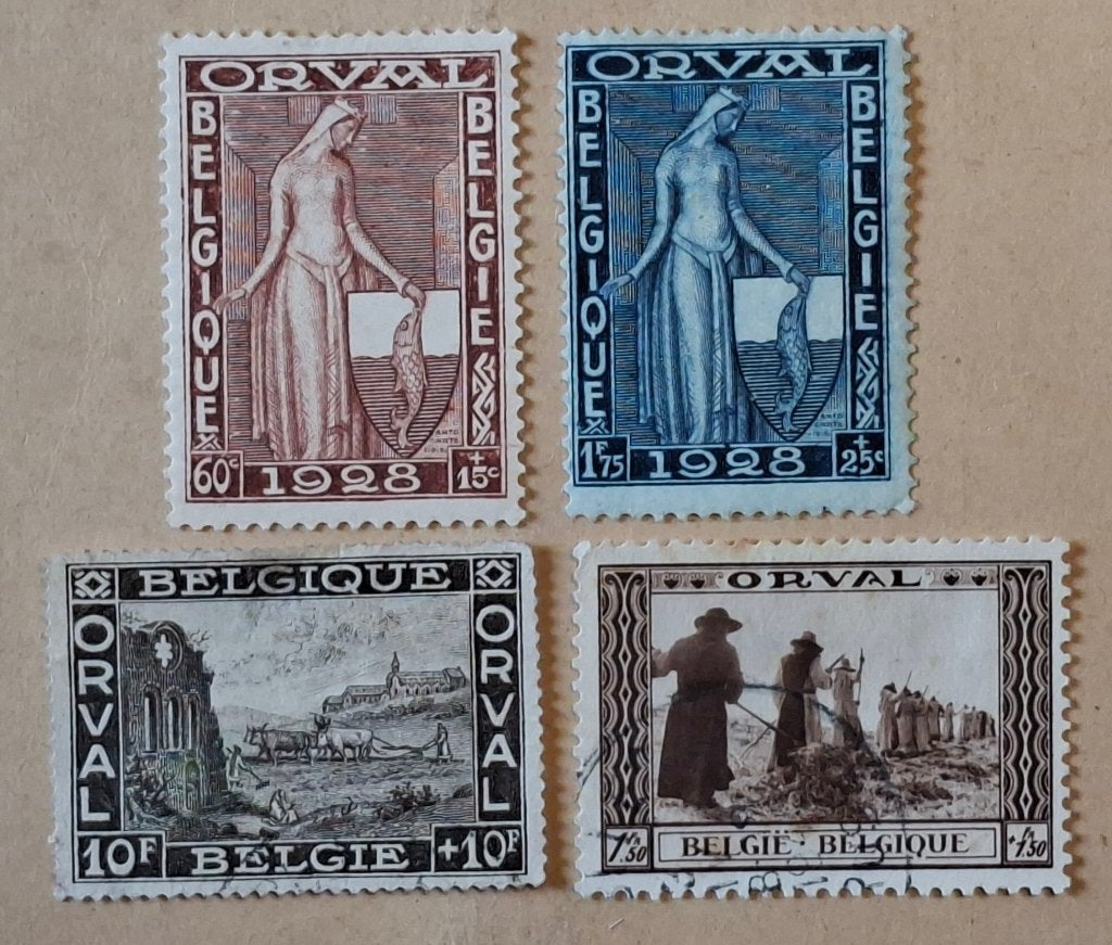 ORVAL België postzegels 1928 - 1939, Postzegels en Munten, Verzenden