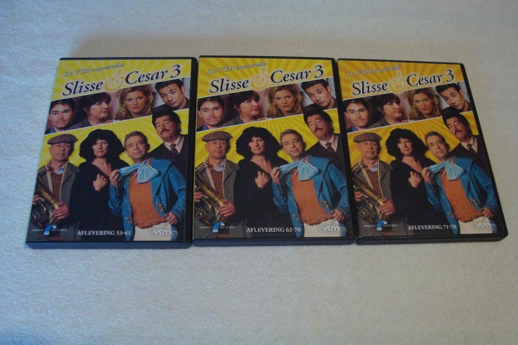 dvd box slisse & cesar seizoen 3, Ophalen of Verzenden, Komedie