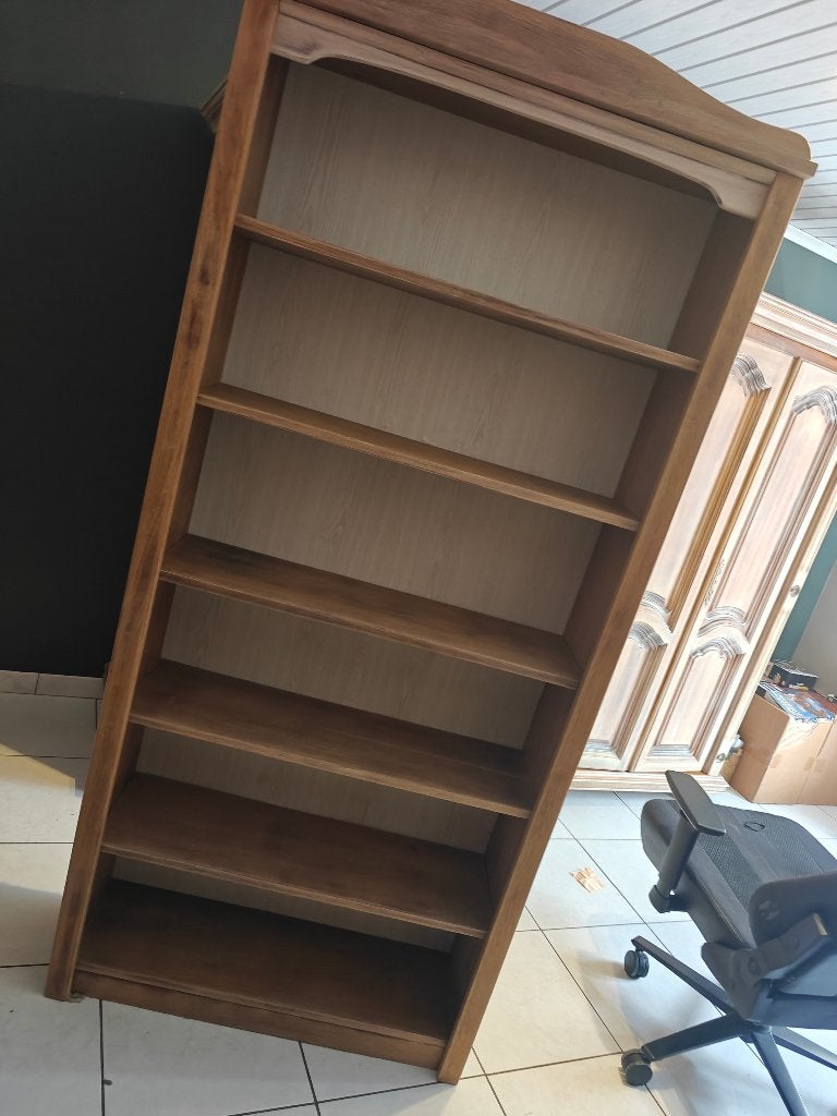 Bibliothèque en bois massif, Ophalen, Met plank(en), 50 tot 100 cm, Bois massif