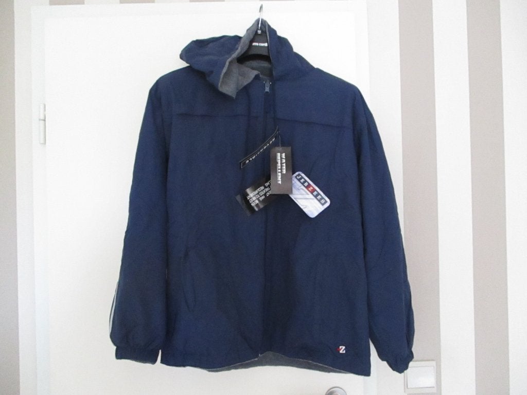Veste de pluie à capuche taille M/L, Enlèvement ou Envoi, Neuf, Taille 48/50 (M), Bleu