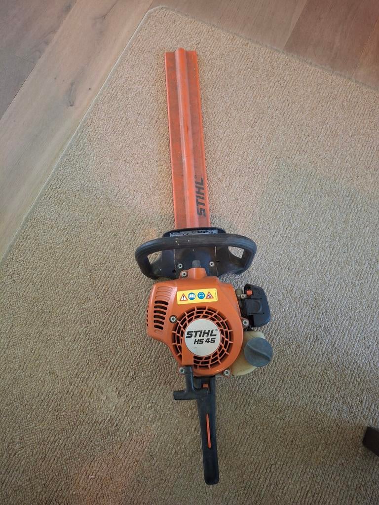 Stihl hs 45 heggeschaar, Tuin en Terras, Ophalen, Gebruikt, Benzine