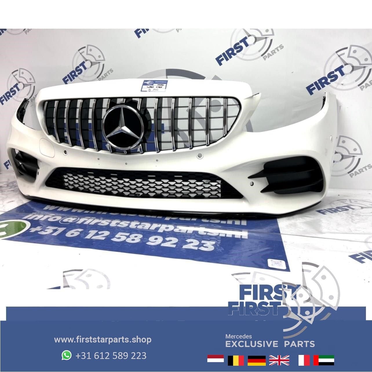 W205 FACELIFT AMG VOORBUMPER + GT GRIL 2021 Mercedes C Klass, Utilisé, -, Avant, -