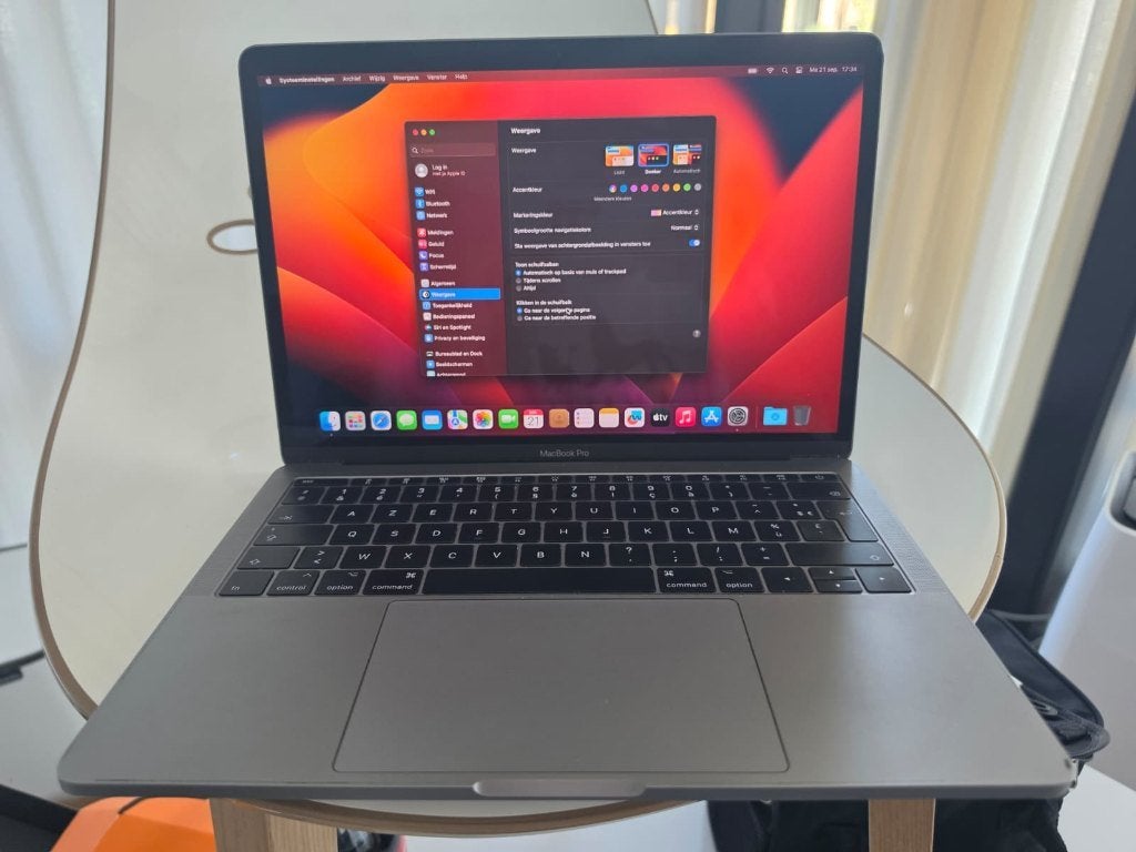 Apple MacBook Pro 2017 13,3" 128GB ssd Zilver (Azerty), MacBook Pro, Gebruikt, 8 GB, 13 inch