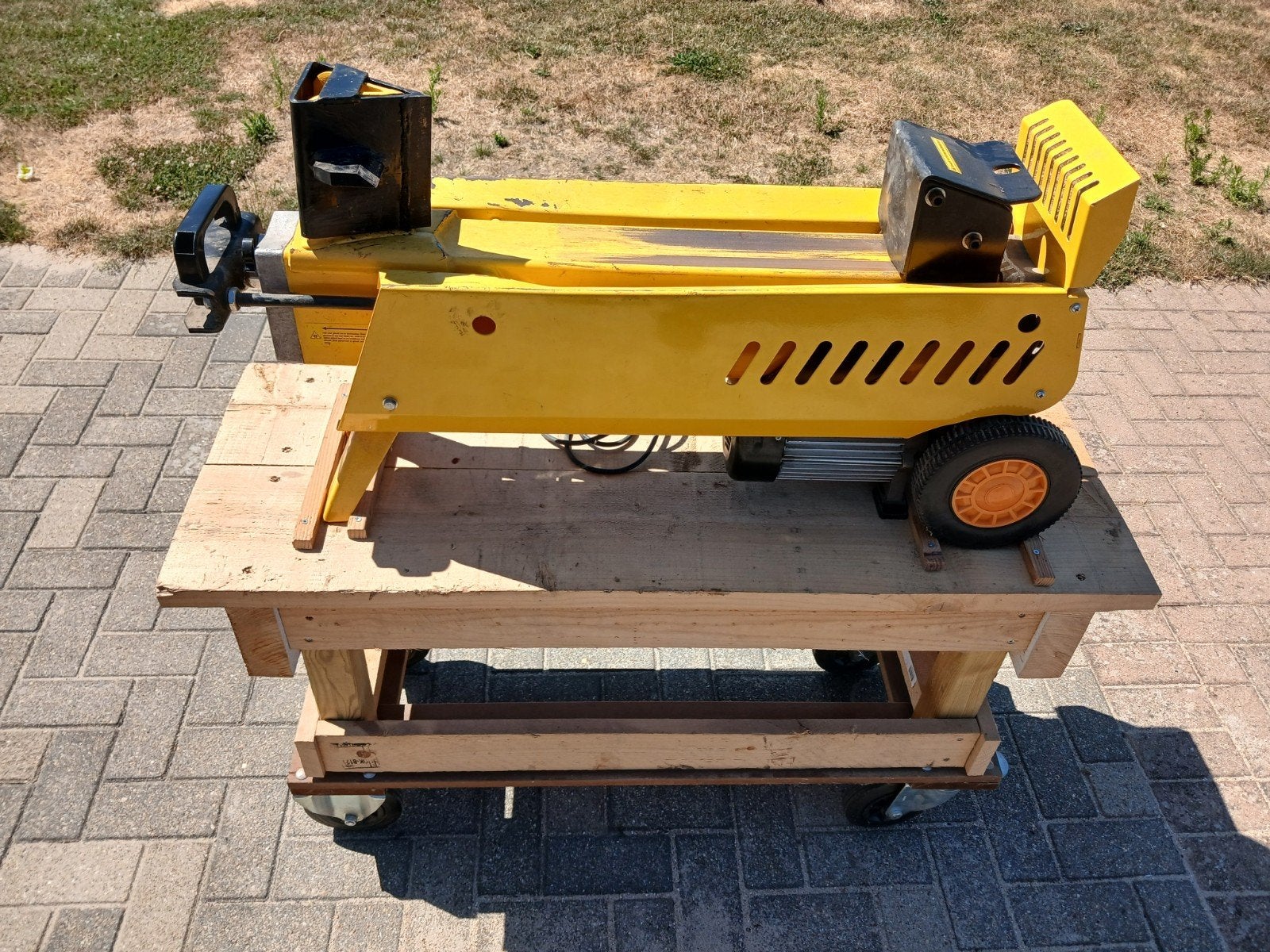kloofmachine 7 ton met kar in in heel goede staat,, Tuin en Terras, Ophalen
