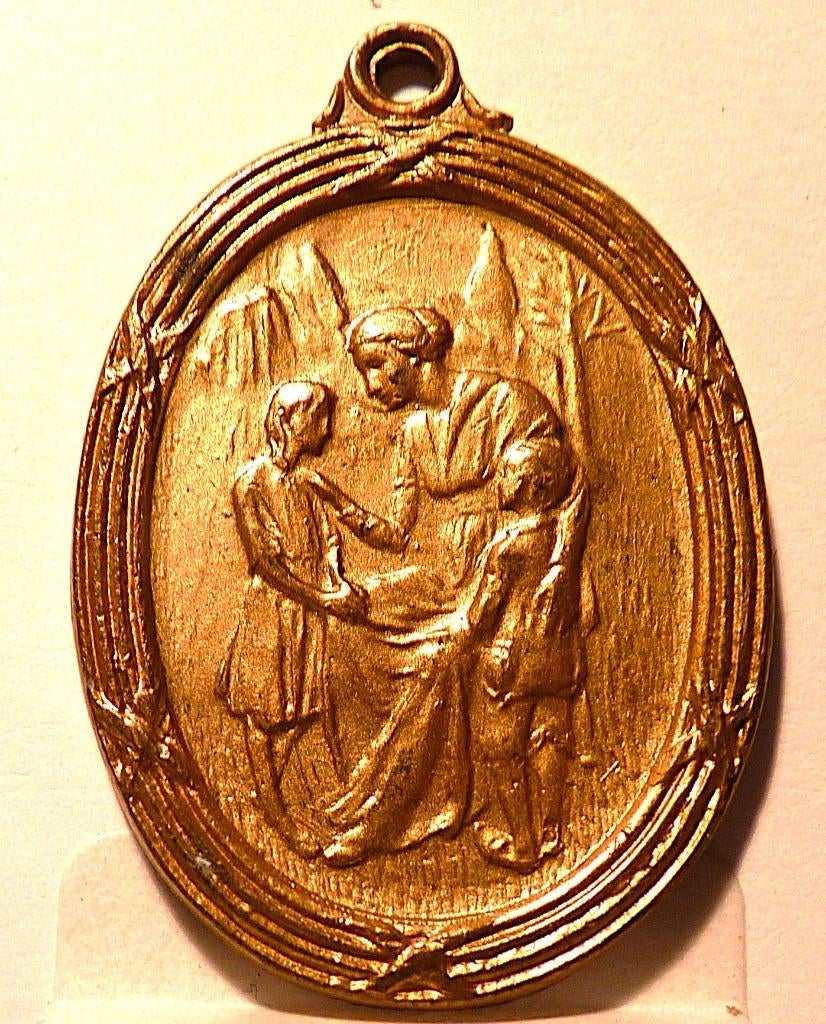 Medaillon uit 1934 van een filantropische vereniging, Ophalen of Verzenden