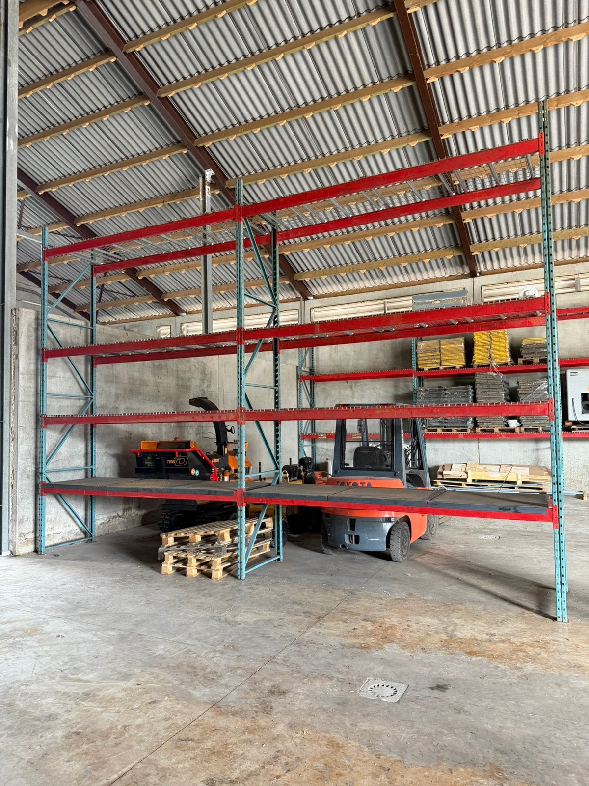 Palletstelling palletrek, Ophalen
