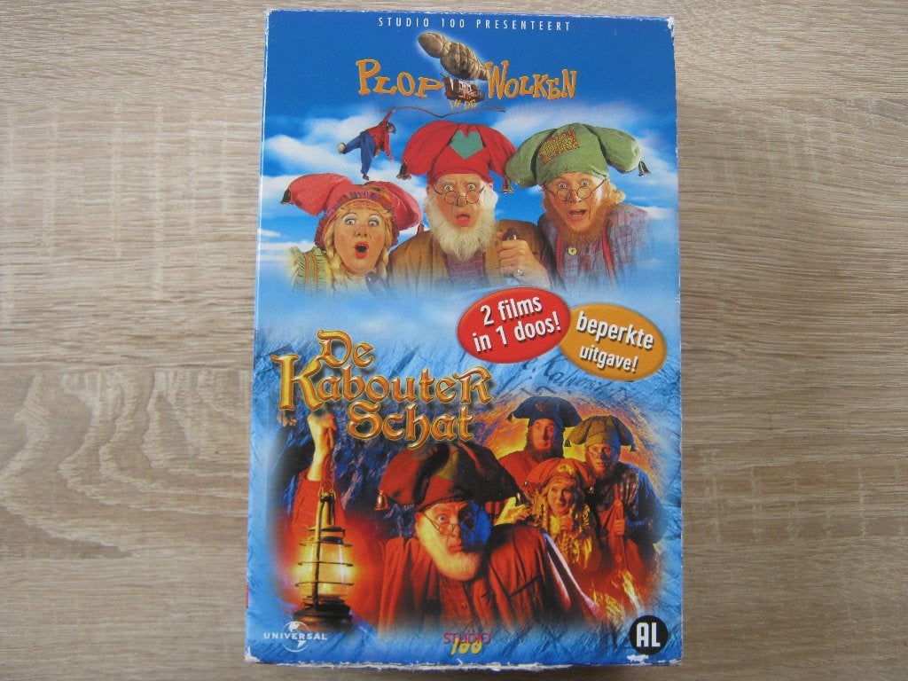 2 videocassettes! Geweldige films, voor kinderen, Cd's en Dvd's, Inclusief DVD, Nederlands, Zo goed als nieuw, Vanaf 6 jaar