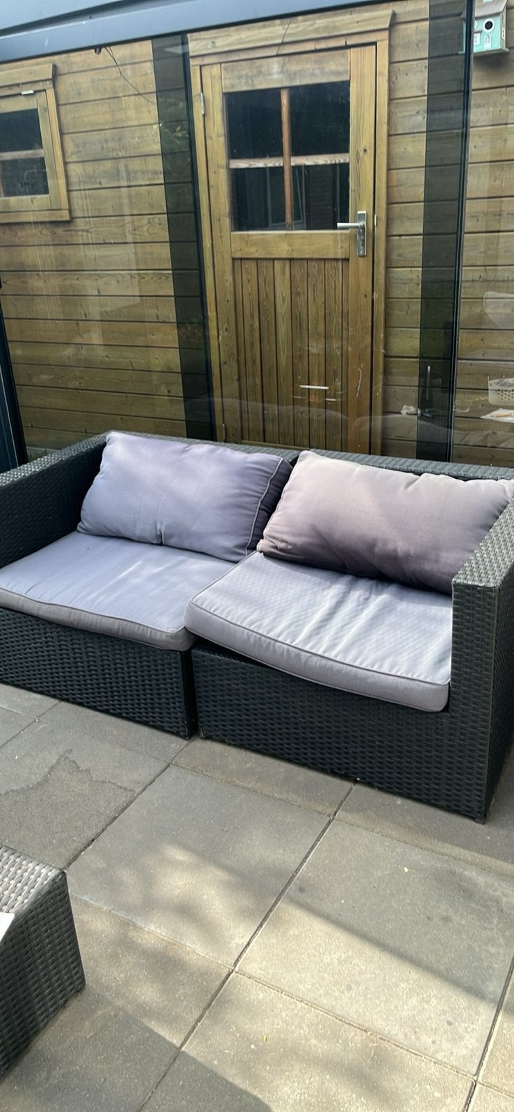 Wicker tuinset, Chaise, Osier, Salons de jardin, Enlèvement
