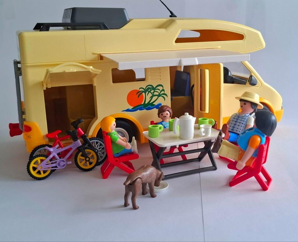 Camper playmobil, Kinderen en Baby's, Ophalen, Zo goed als nieuw