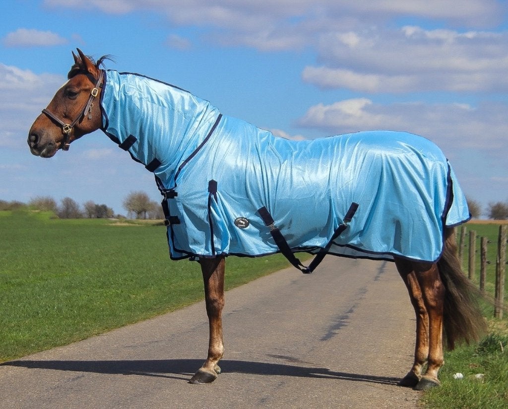 Profi-Rider Vliegendeken Sky Blue 175+185+195+205 SALE, Dieren en Toebehoren, Paarden en Pony's | Dekens en Dekjes, Overige merken