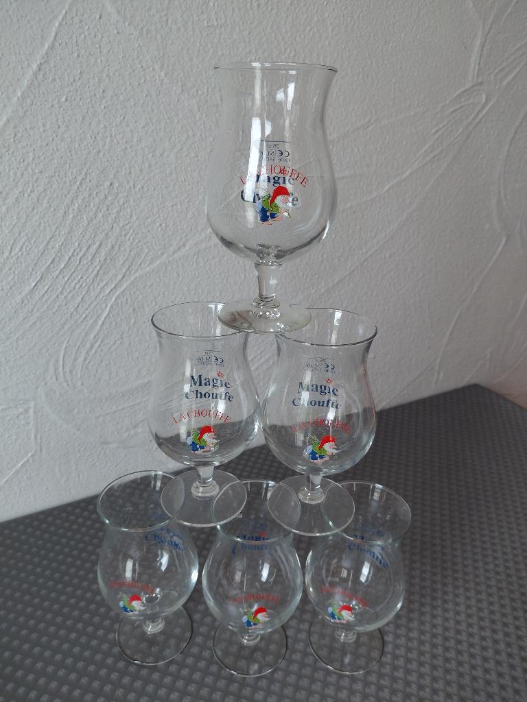 La Chouffe Magic, Verzamelen, Glas en Drinkglazen, Zo goed als nieuw, Bierglas, Ophalen of Verzenden