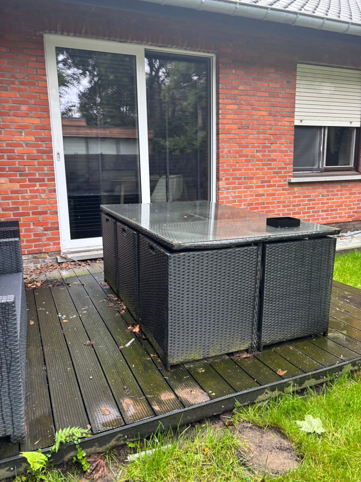BuitenEettafel 6 personen, Tuin en Terras, Tuinhuizen, Ophalen, Zo goed als nieuw