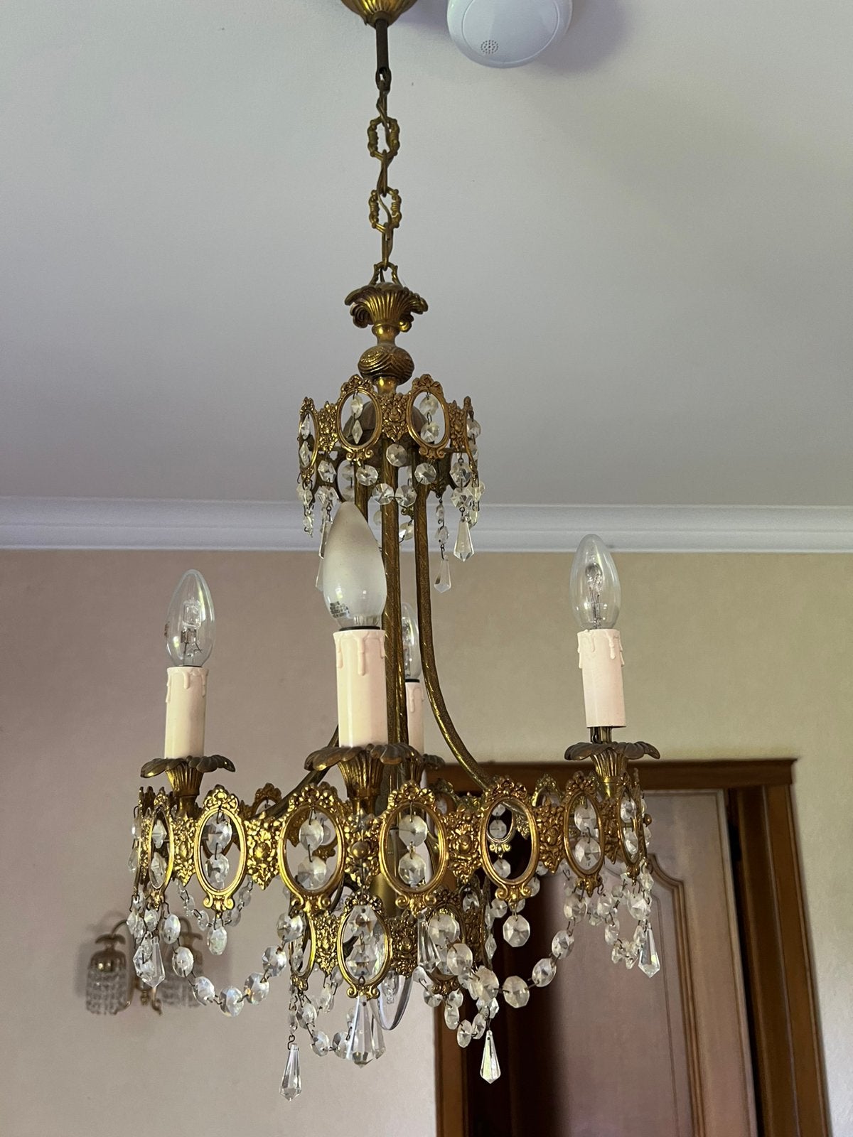 lustre doré classique, Enlèvement, Comme neuf