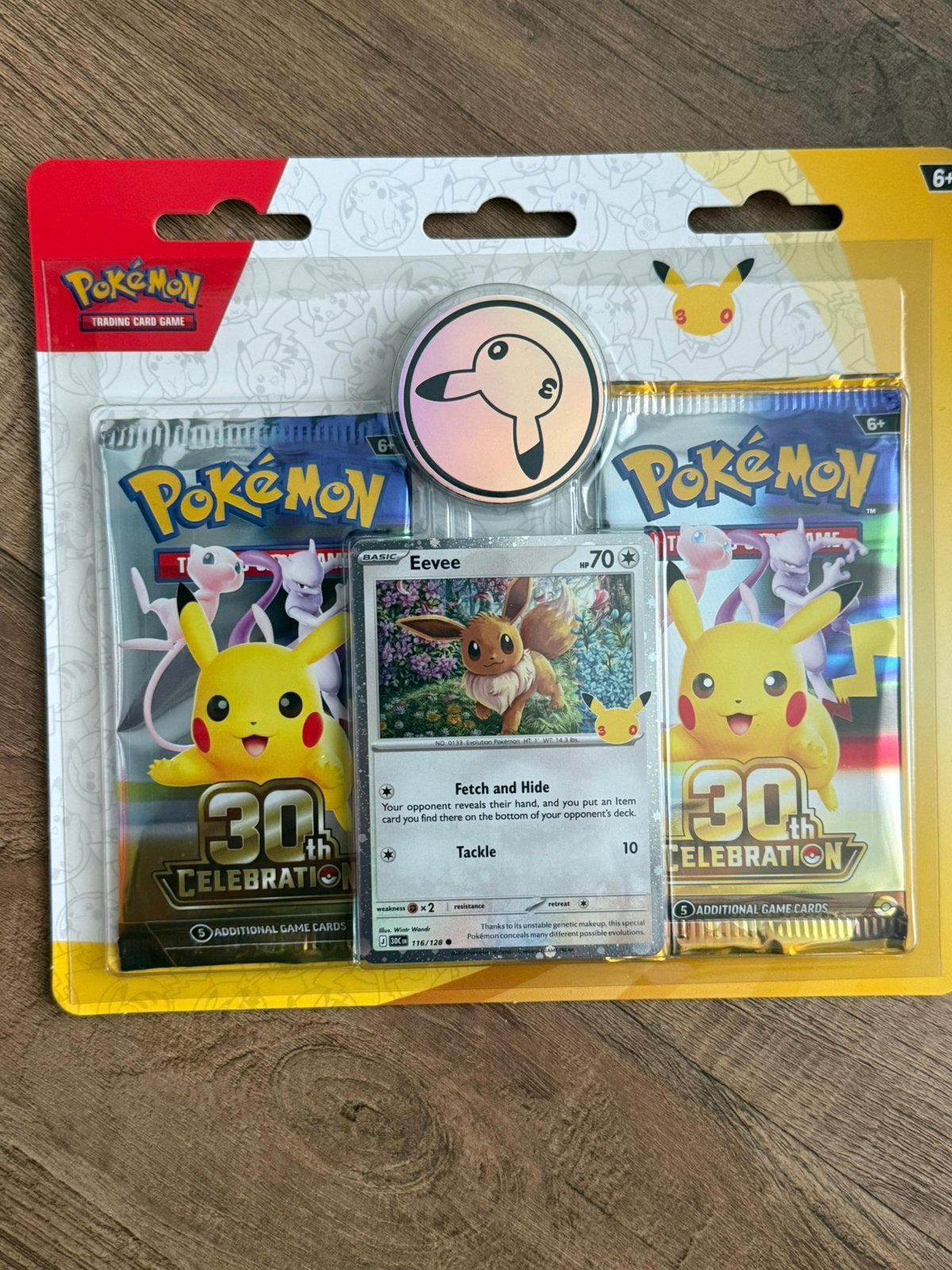 Blister en anglais pour la 30e célébration de Pokemon, Enlèvement, Comme neuf