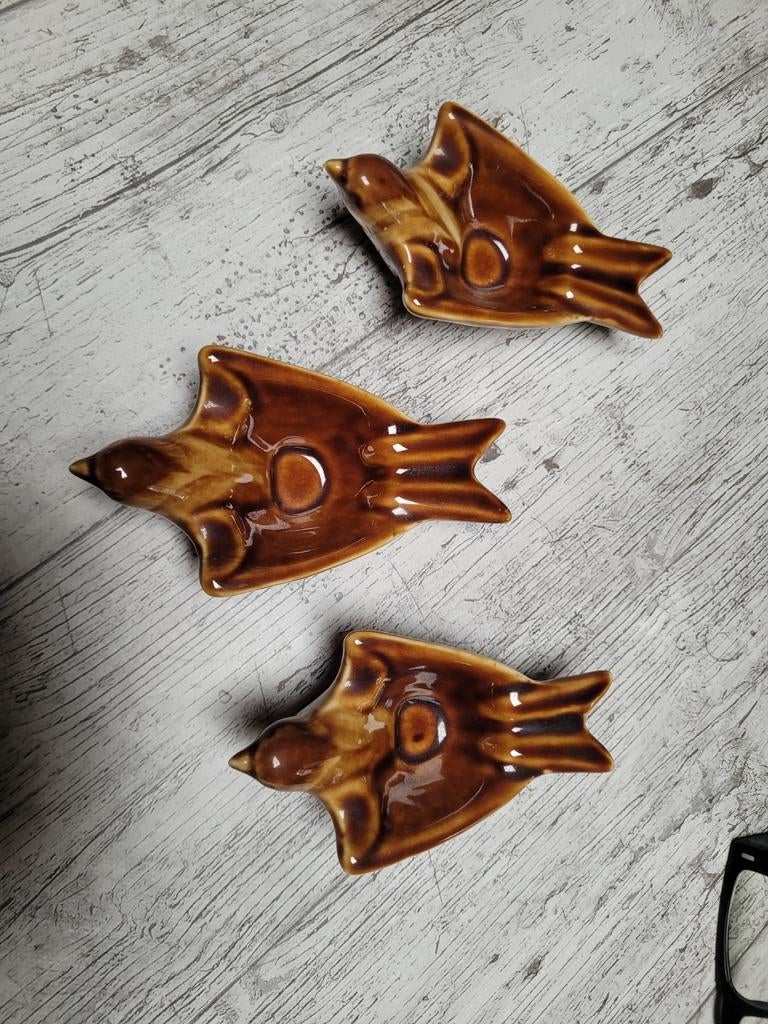 Vintage zwaluw asbakjes, Ophalen of Verzenden