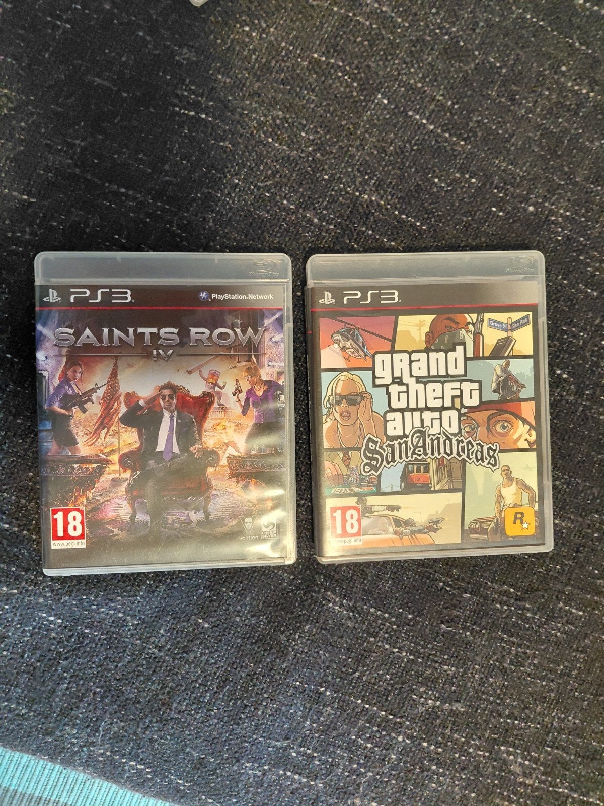 GTA San Andreas & Saints Row IV – PS3 Games, Games en Spelcomputers, Ophalen, 1 speler, Zo goed als nieuw, Vanaf 16 jaar