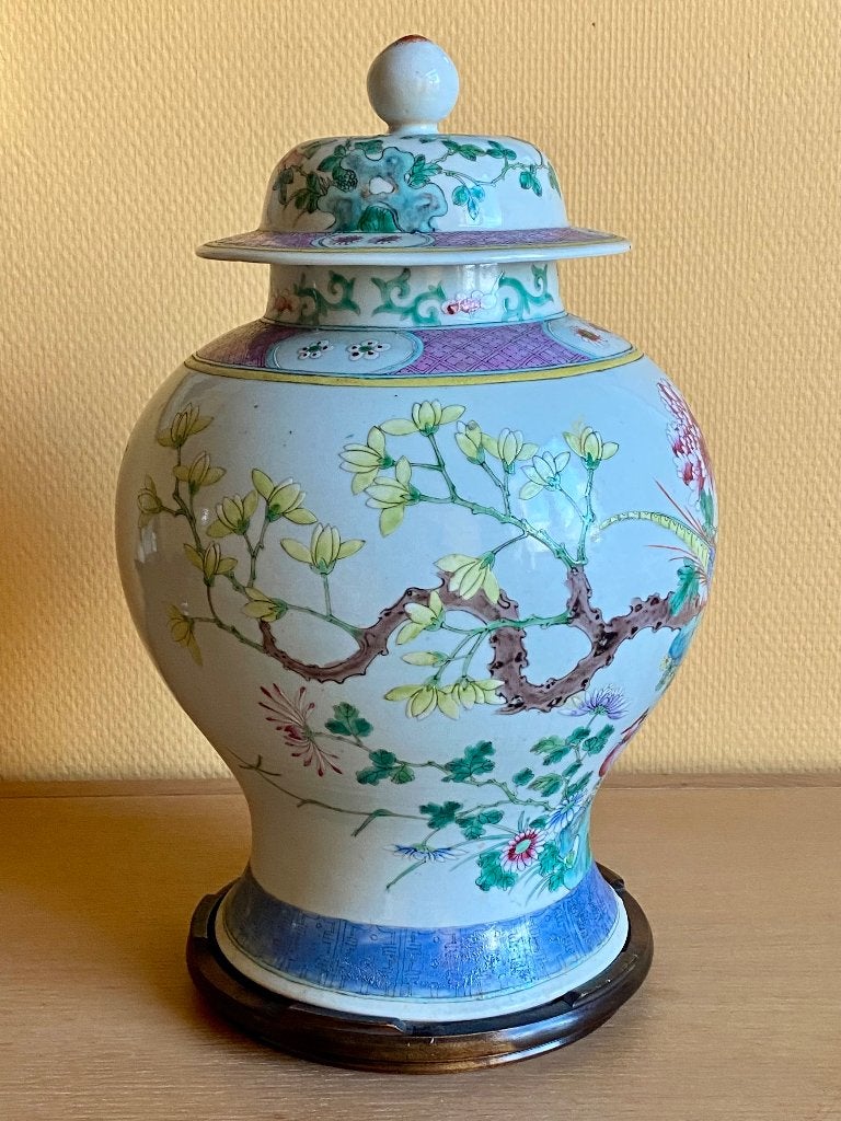 Potiche chinoise ancienne en porcelaine, Enlèvement