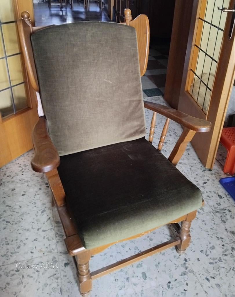 Antieke fauteuil, Huis en Inrichting, Fauteuils, Ophalen, Hout