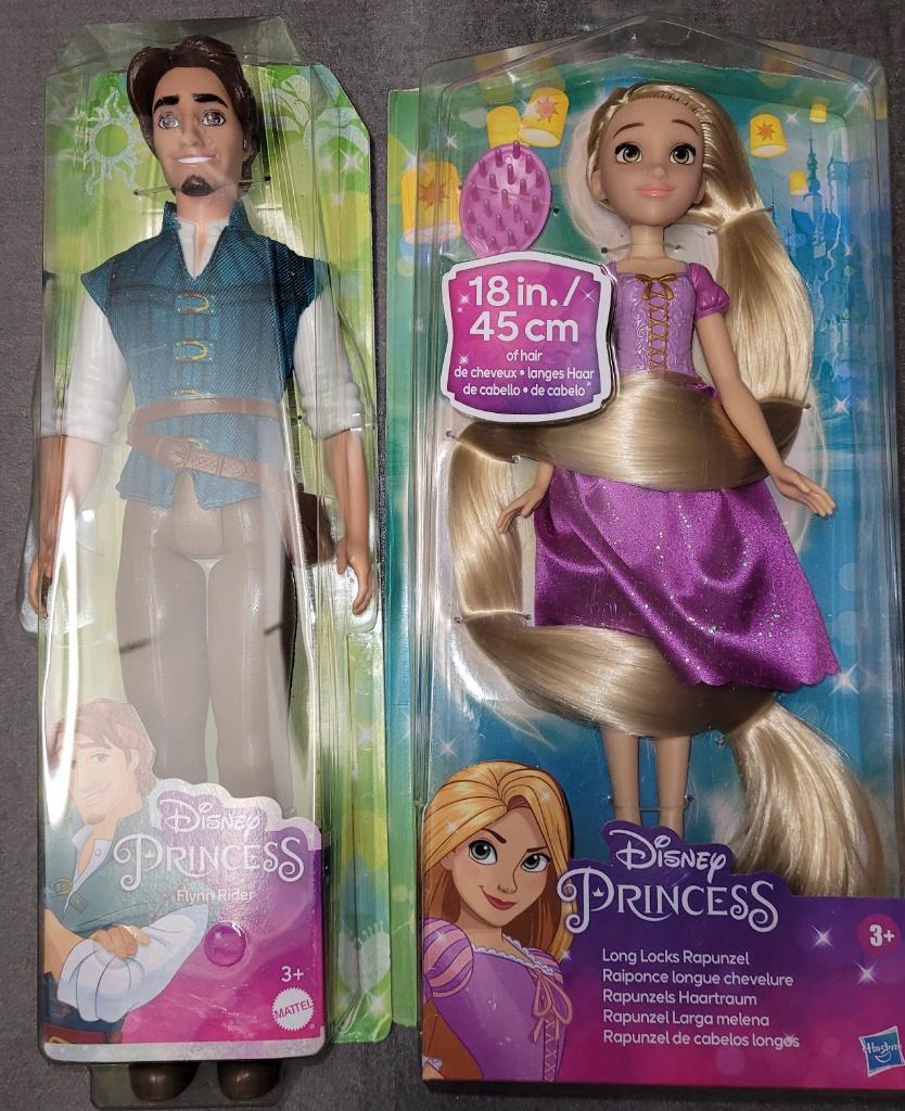 Disney Raiponce + Flynn Rider poupées 30cm, Enlèvement ou Envoi, Neuf, Autres types