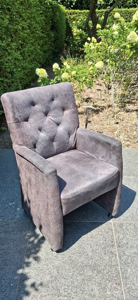 6 stoelen in daim, Ophalen, Nieuw, Leer