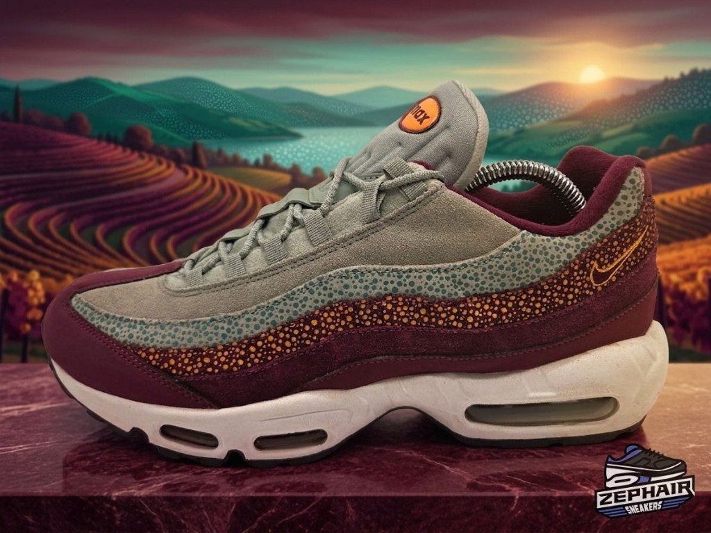 Nike Air Max 95 'Bordeaux Safari' EU44 2018, Overige kleuren, Verzenden, Nike, Sneakers