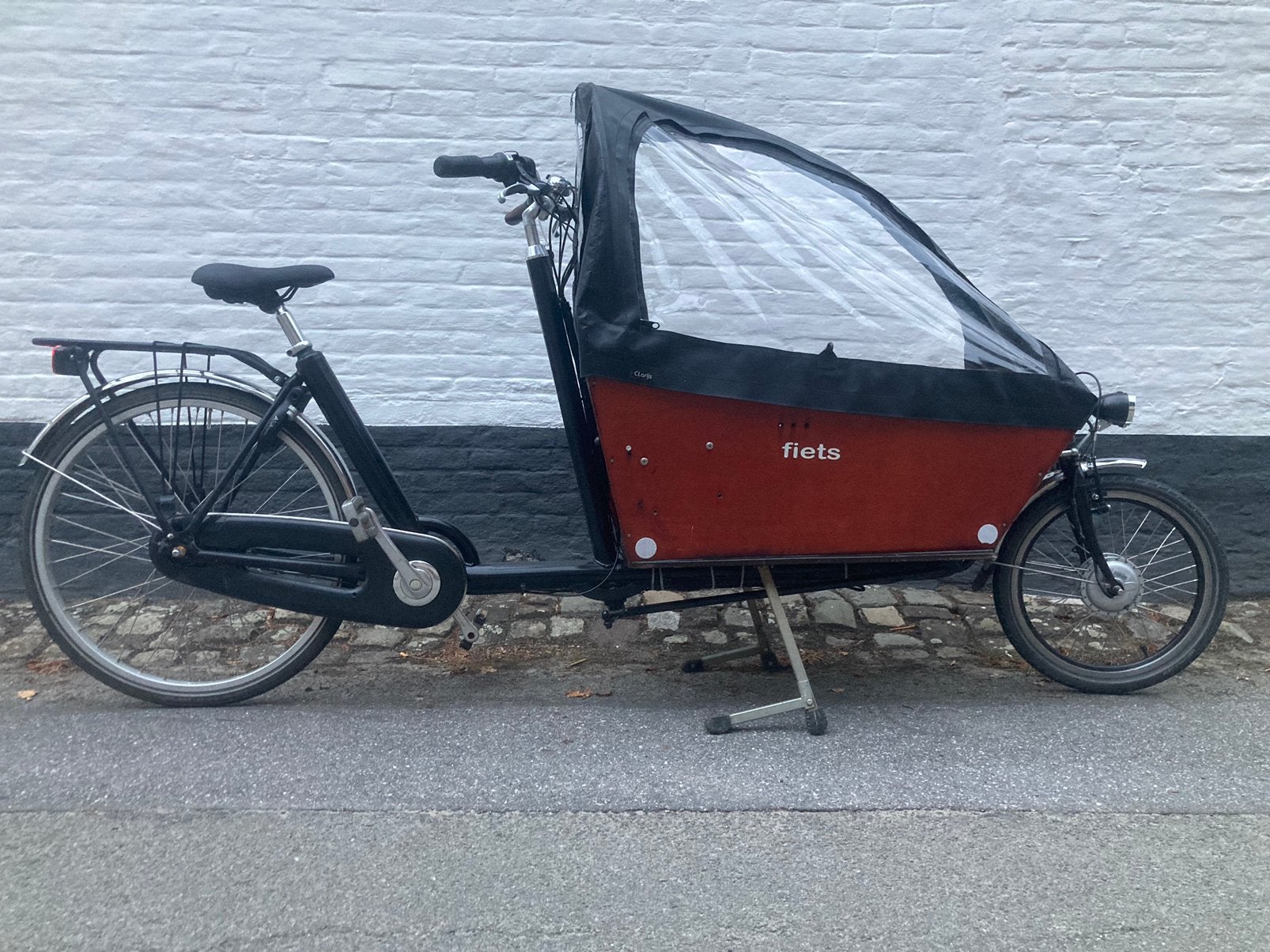 Elektrische Bakfiets NL cargo long, Ophalen, Zo goed als nieuw, Overige merken, Elektrisch