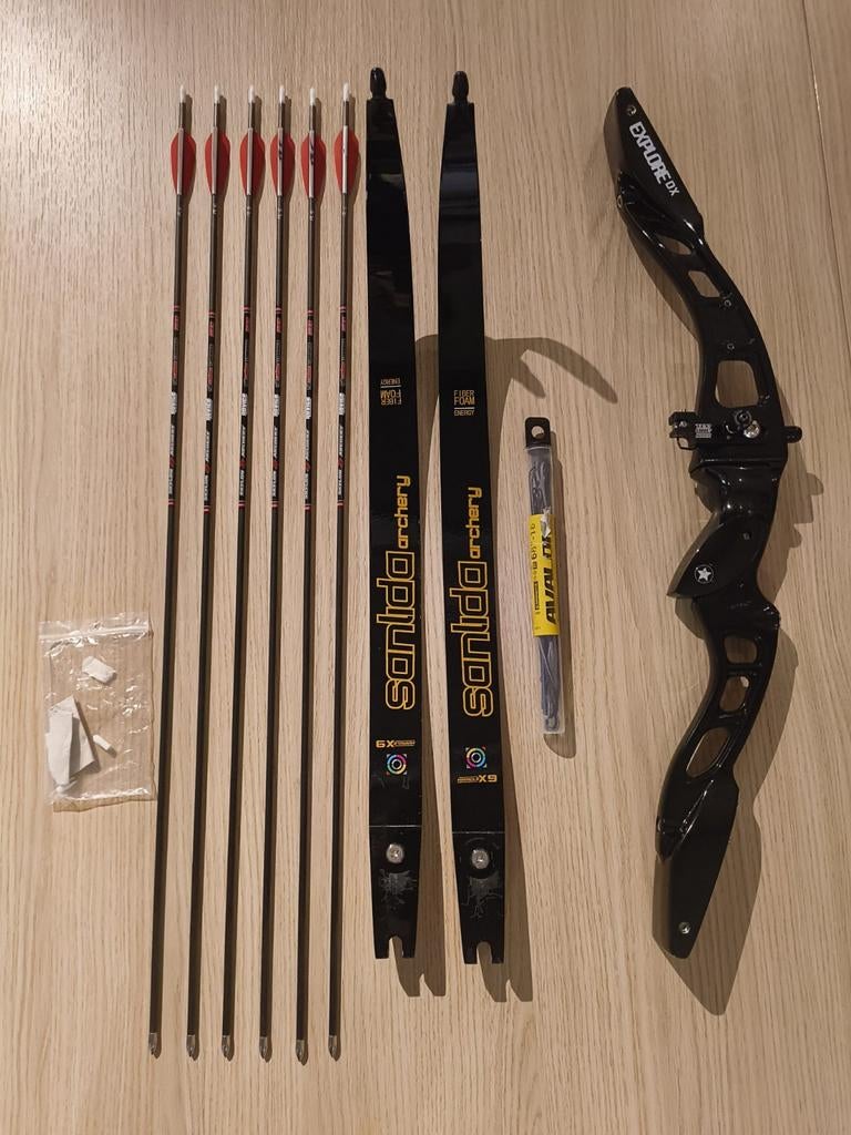 Recurve handboog, recurveboog, Sport en Fitness, Ophalen of Verzenden, Zo goed als nieuw, Recurveboog