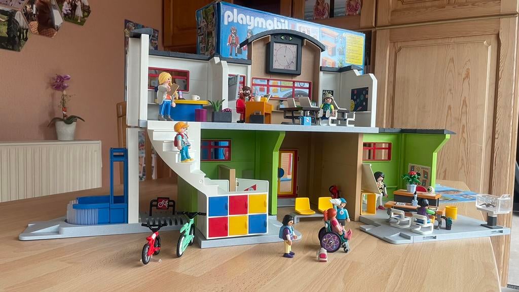 Playmobil school 9453, Kinderen en Baby's, Ophalen, Complete set