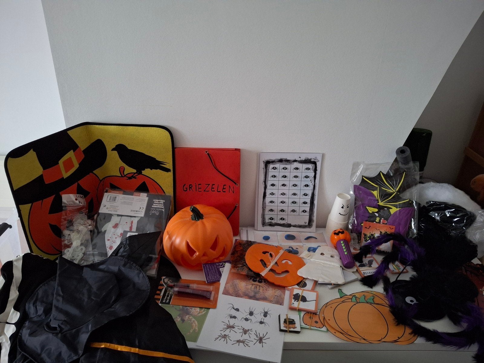 Thema halloween, Ophalen