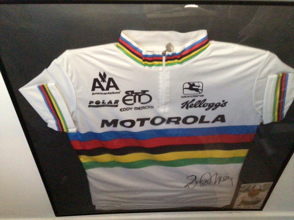 wielertrui  wk 1994 team motorola lance armstrong signe, Ophalen, Zo goed als nieuw