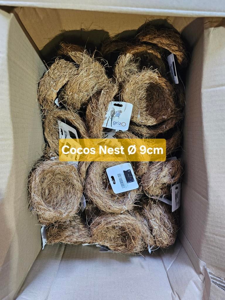 Inlegnest Cocos 9cm - Nest Materiaal, Ophalen