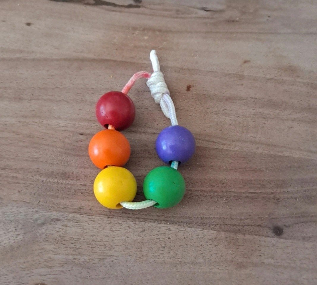 Houten speel kralen, Ophalen of Verzenden