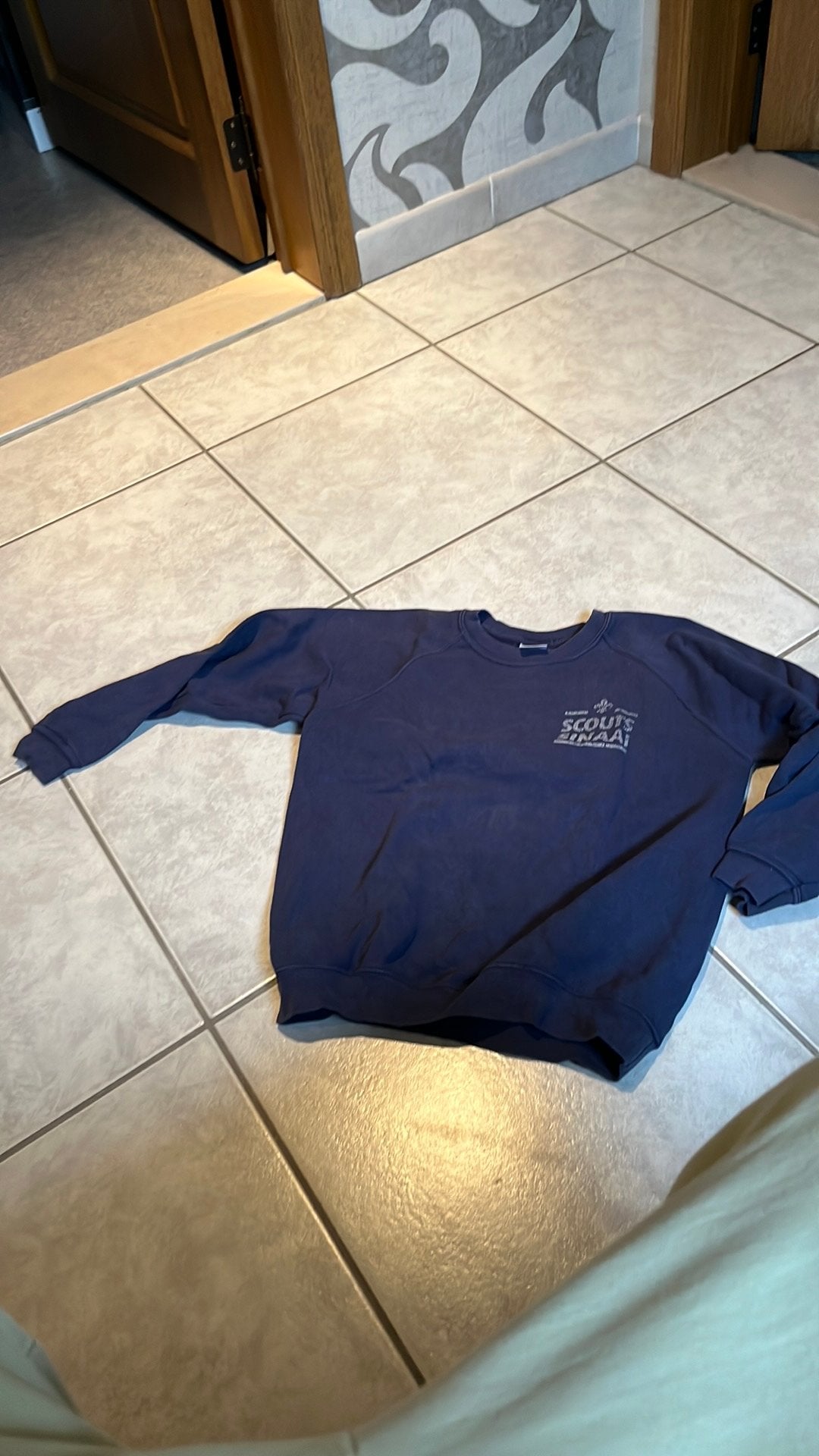 Scouts trui 140 blauw, Ophalen, Gedragen, Overige maten, Blauw