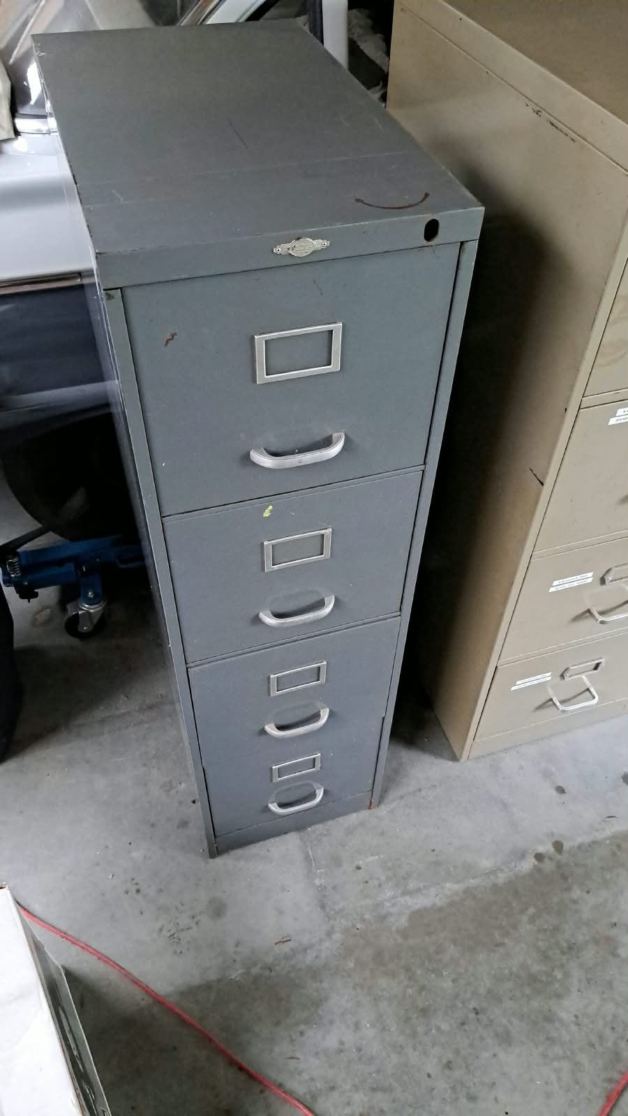 Vintage metalen kast /dossierkast, Enlèvement, Utilisé