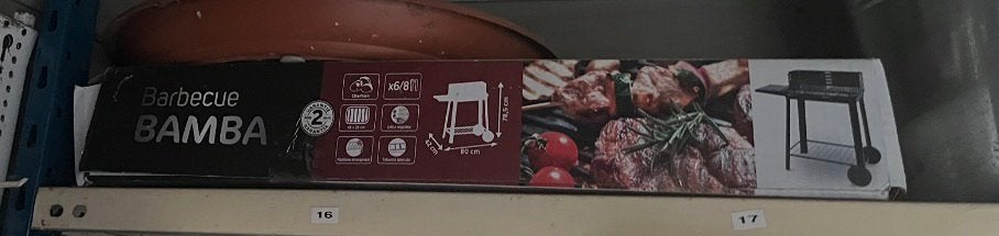 Bamba Houtskool BBQ - barbecue, Tuin en Terras, Ophalen, Nieuw