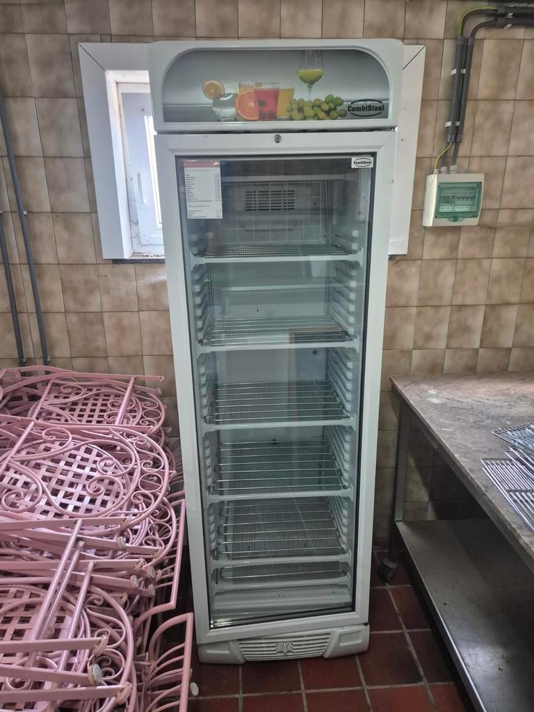 Vitrinediepvries, Elektronische apparatuur, Vriezers en Diepvrieskisten, 160 cm of meer, Zo goed als nieuw, Ophalen, Vrieskast