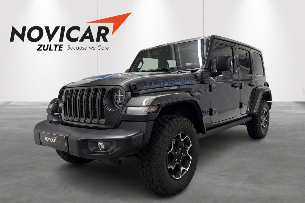 Jeep Wrangler Unlimited 2.0 4xe PHEV 380hp 4WD AT8 Rubicon, Autos, Jeep, Argent ou Gris, 381 ch, Hybride rechargeable, 5 places