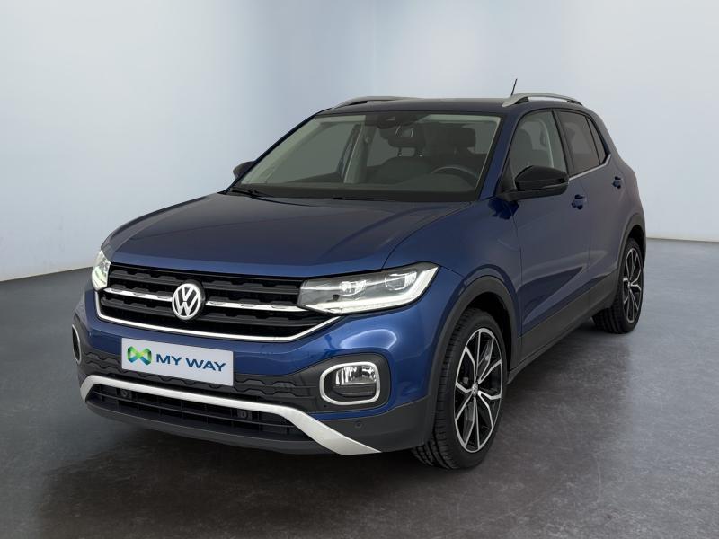 Volkswagen T-Cross Style*Carplay*Capteurs Av/Ar*Clim auto, Euro 6, Entreprise, Noir, 999 cm³