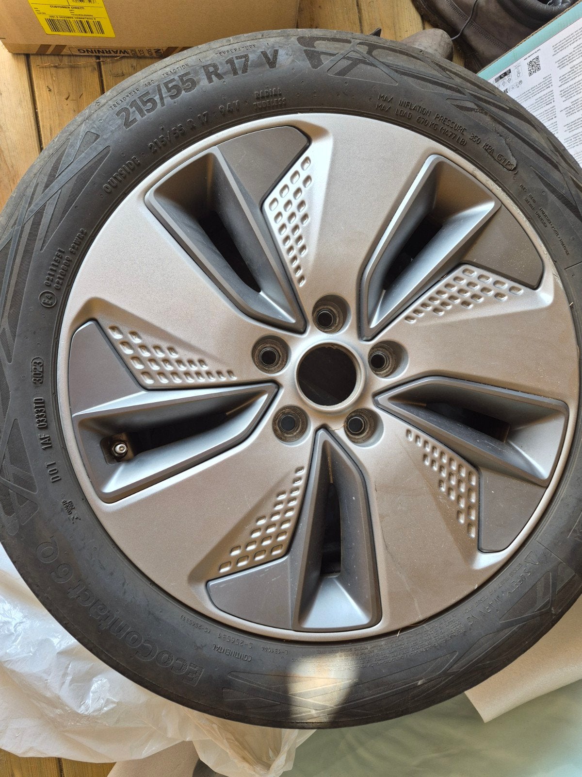2 velgen van Hyundai Kona electric, Enlèvement, 17 pouces, Jante(s)